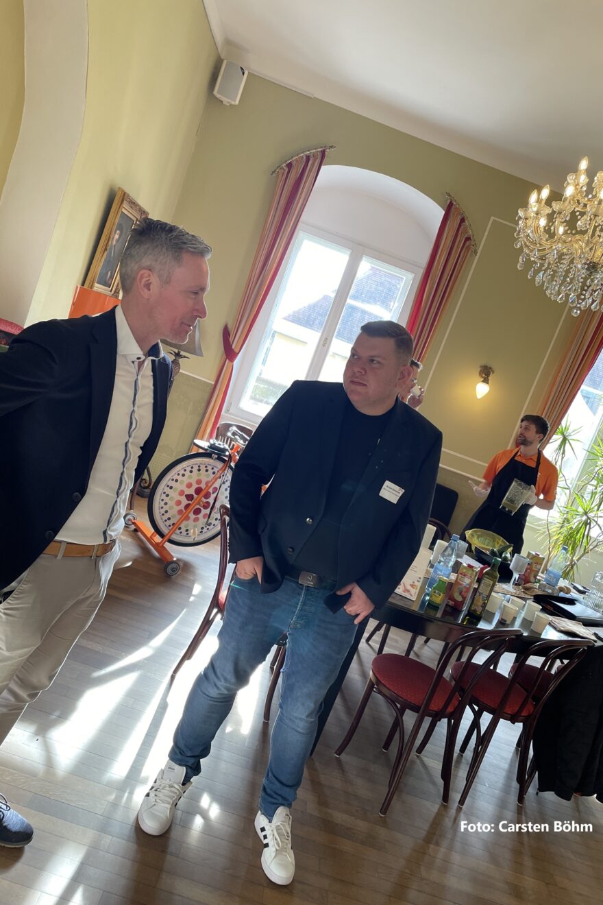 während der Veranstaltung