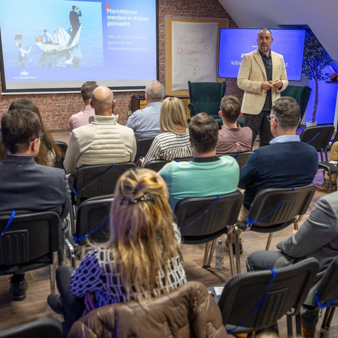 Teilnehmer während der Veranstaltung