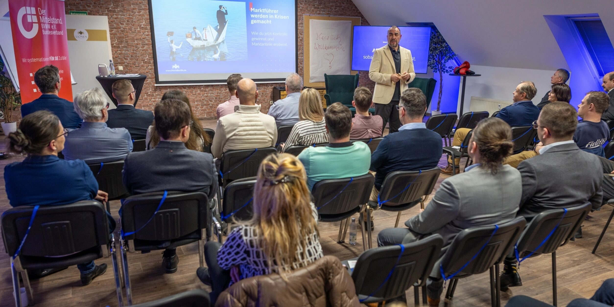 Teilnehmer während der Veranstaltung