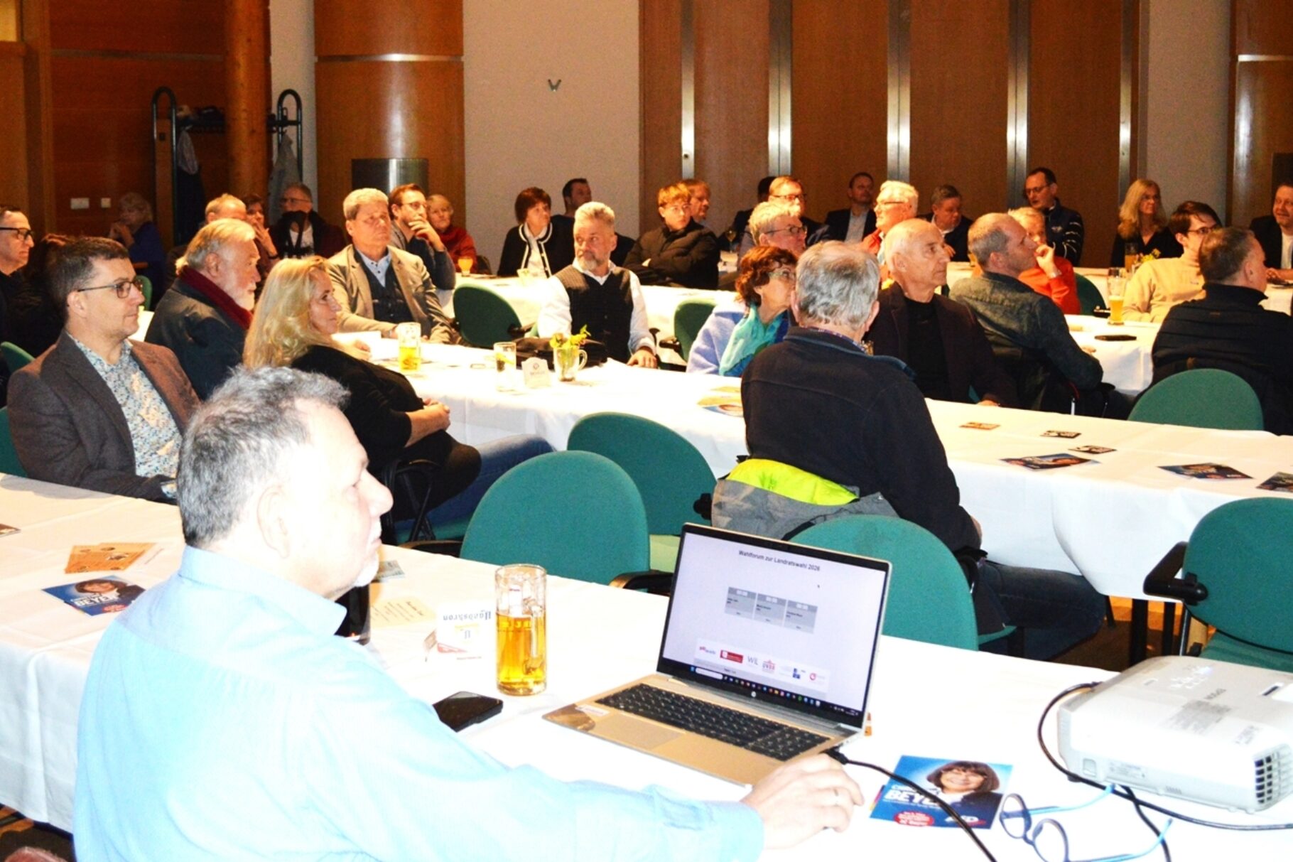 Teilnehmer der Veranstaltung "Wahlforen zur Landratswahl in SPN"