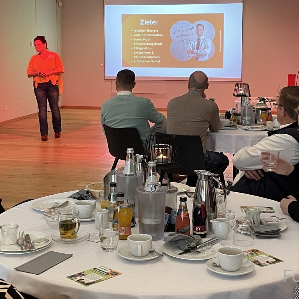 Teilnehmer während der Veranstaltung