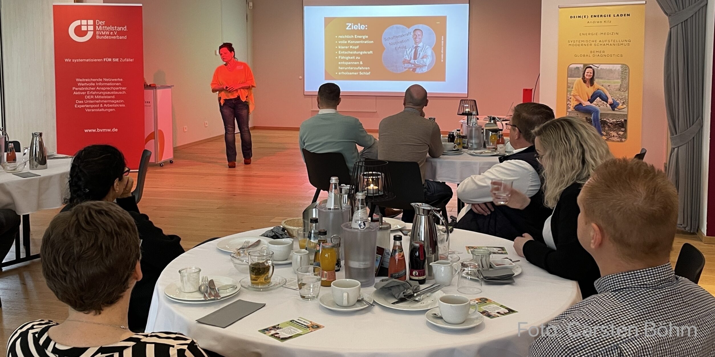 Teilnehmer während der Veranstaltung