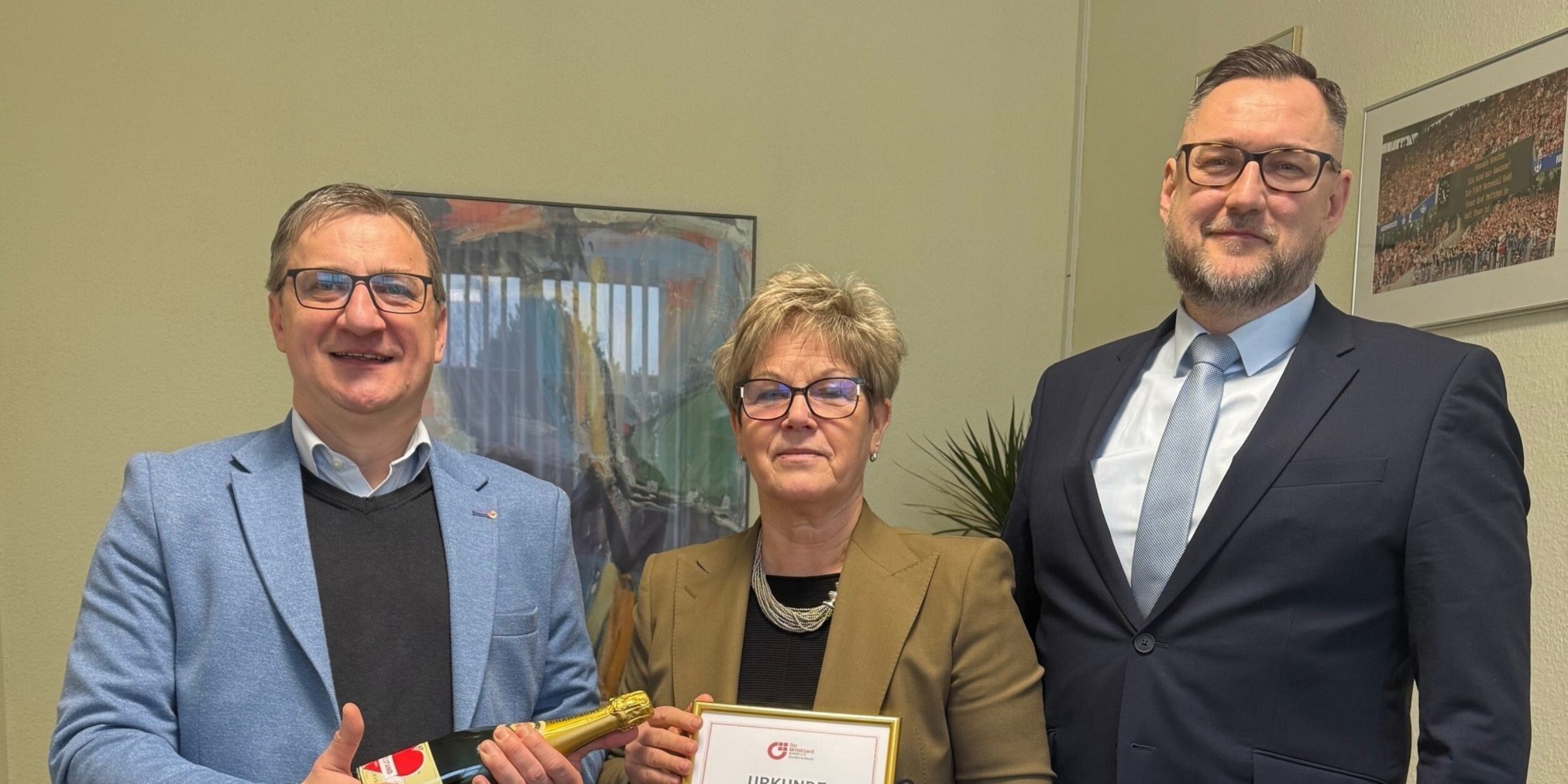 Plischka Internationale Spedition FFO feiert 25 JAHRE BVMW Mitgliedschaft