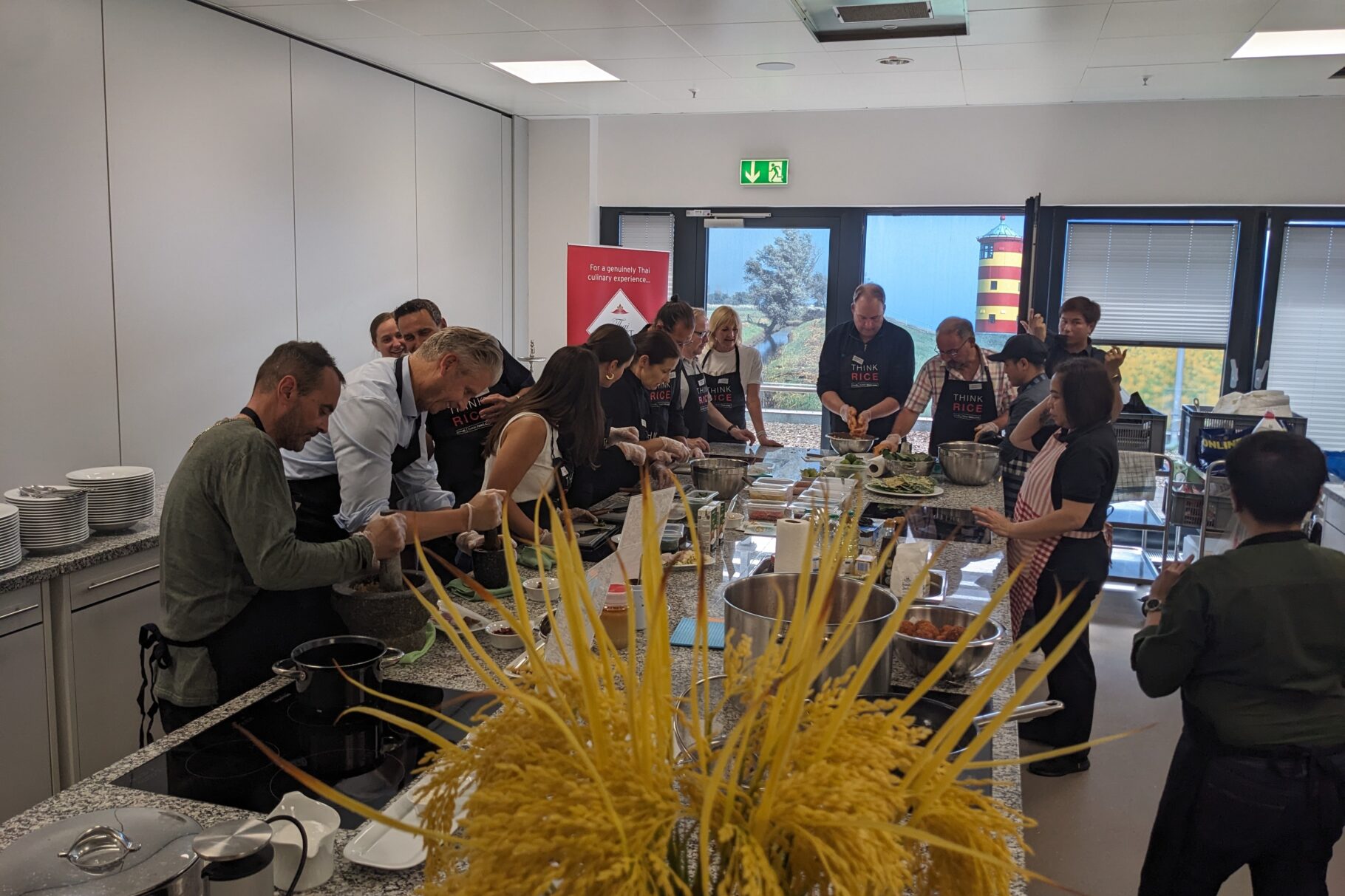 Die Teilnehmer in Aktion