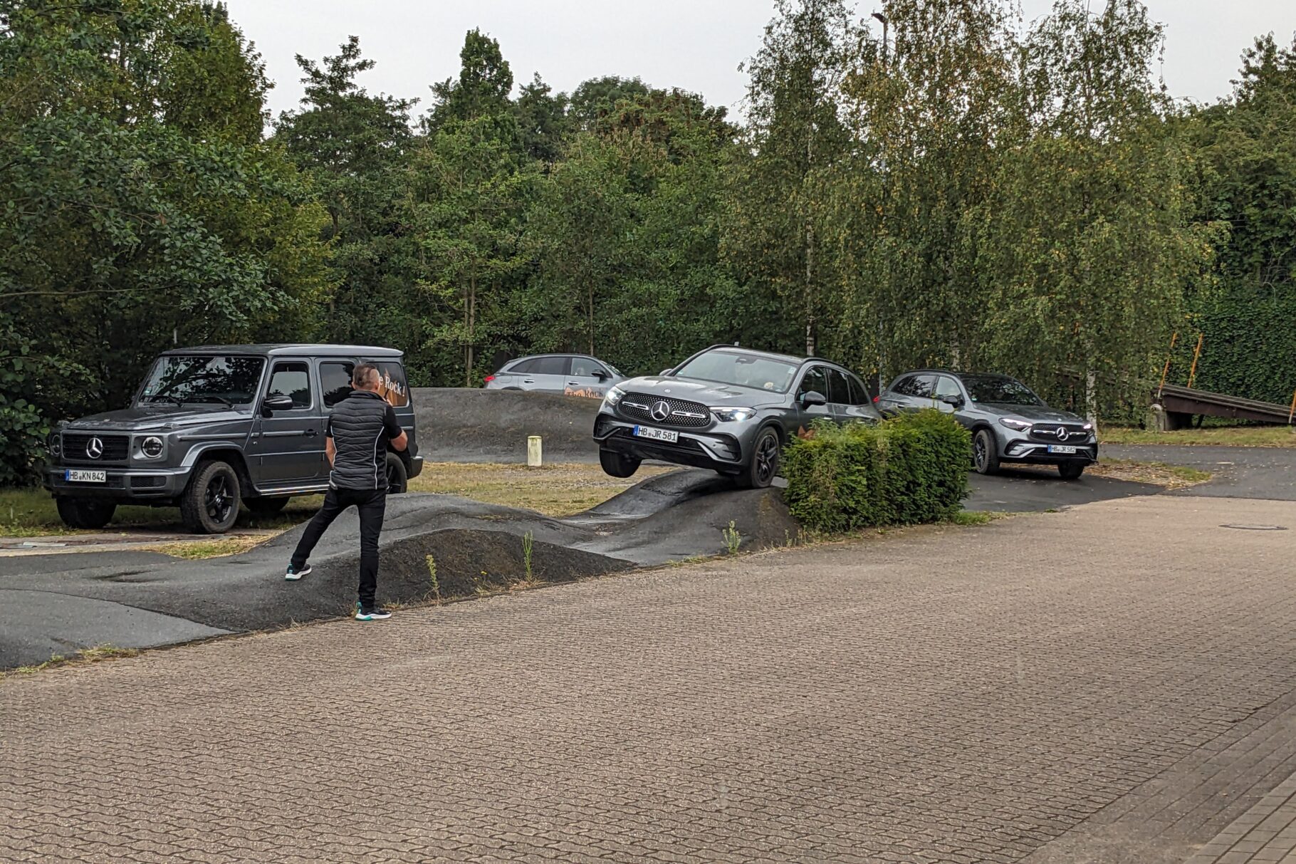 Wenig Bodenkontakt die Erste