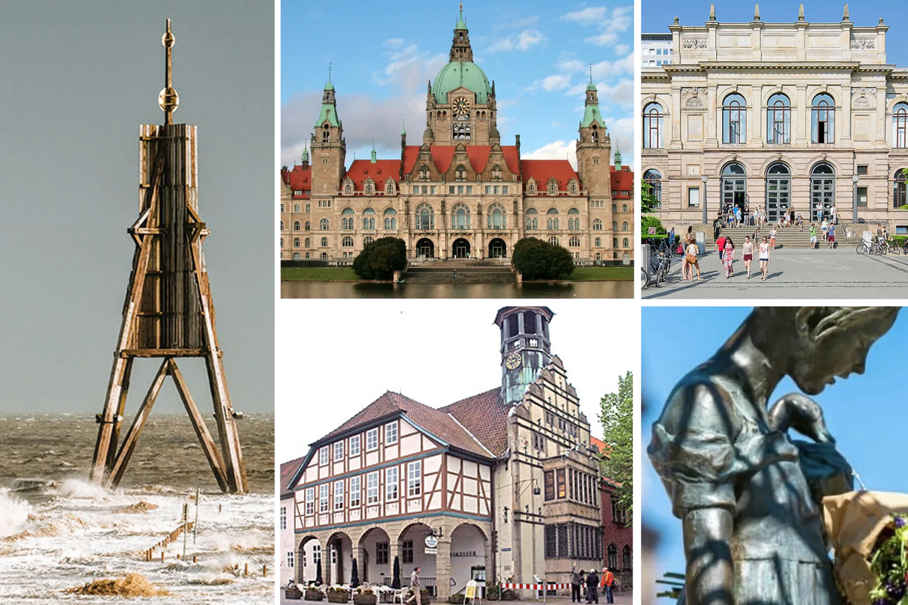 Cuxhaven - Hannover - Braunschweig - Nienburg - Göttingen