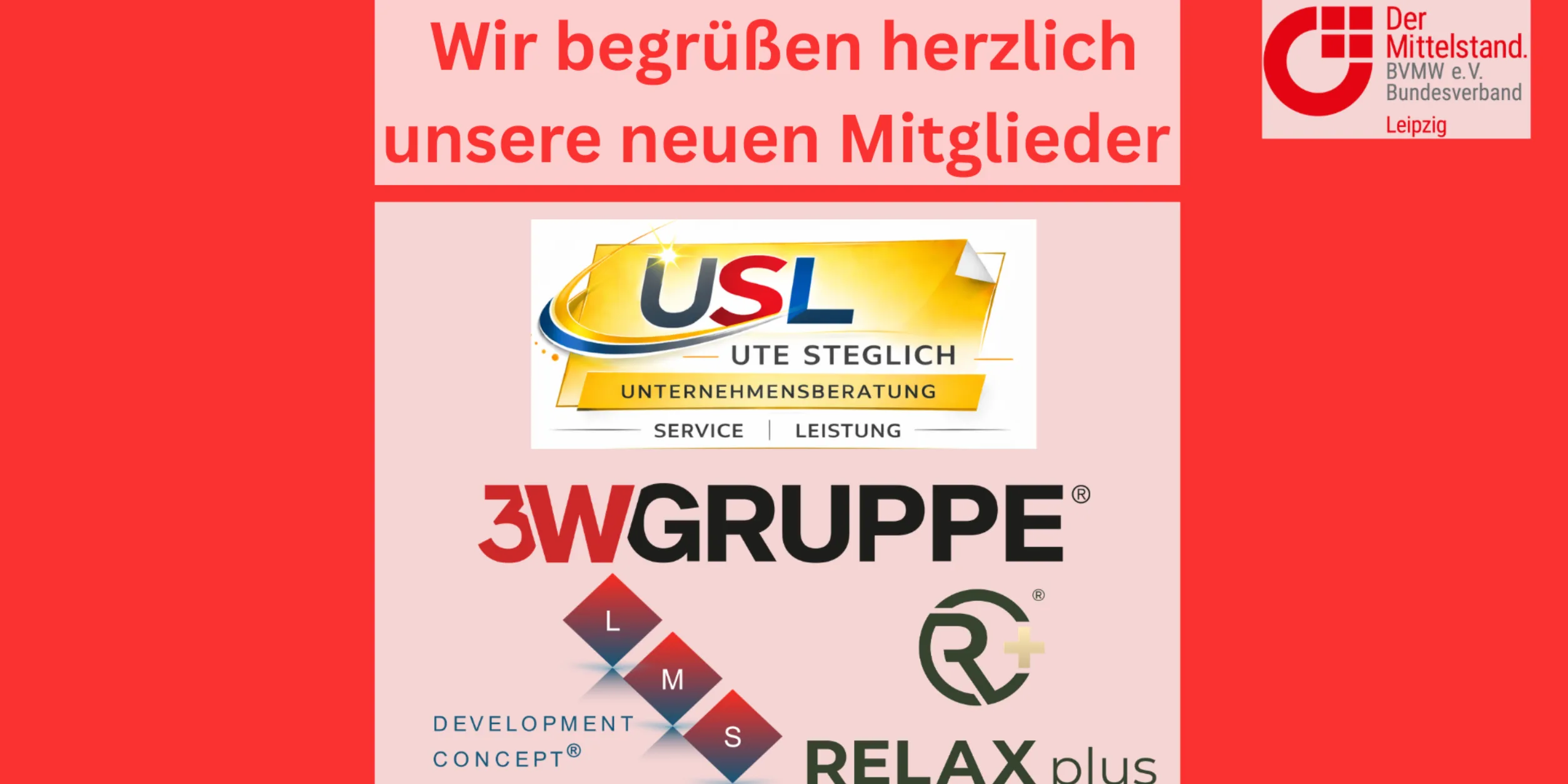 Wir begrüßen herzlich unsere neuen Mitglieder 1