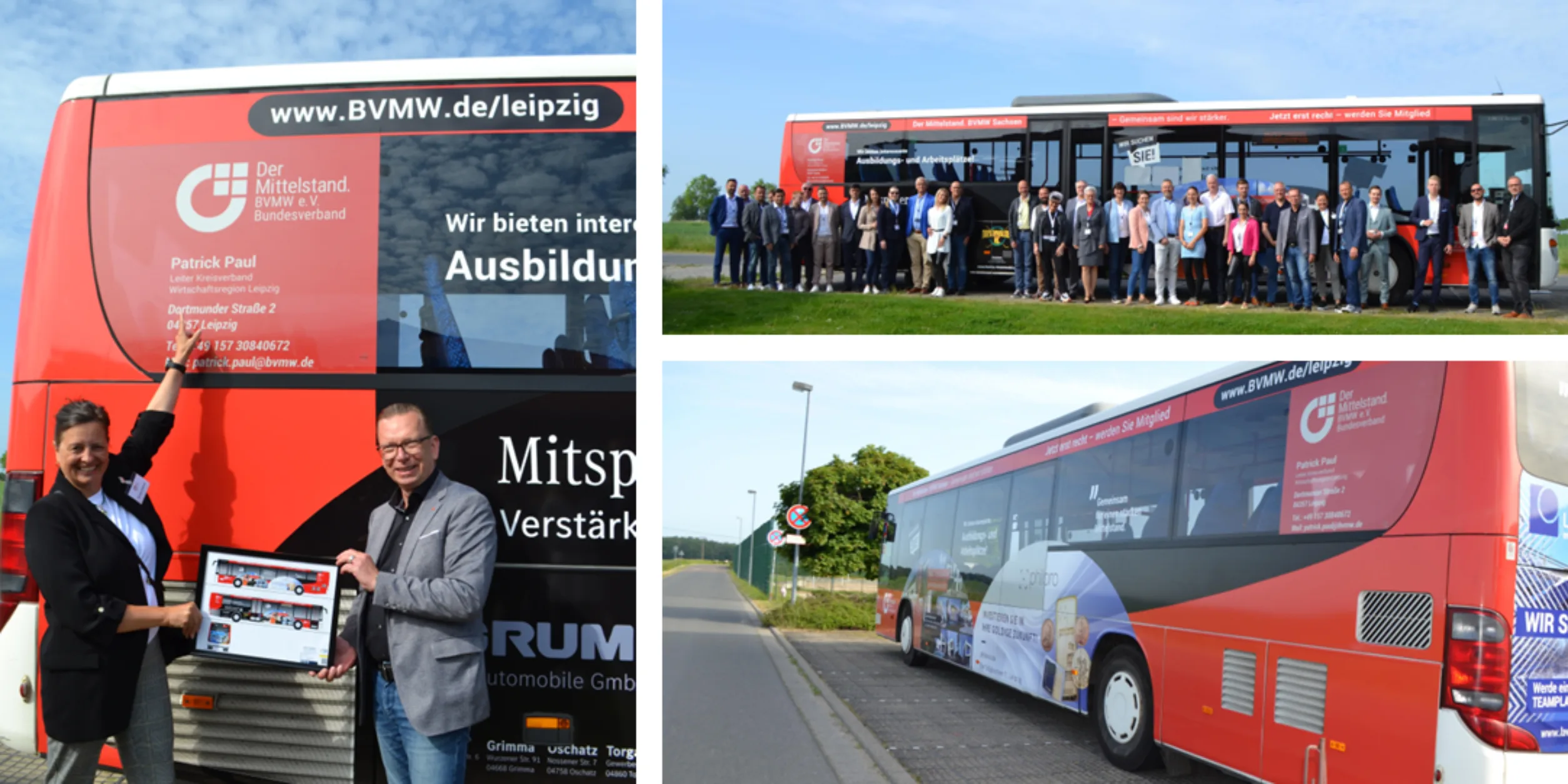 unser BVMW Bus der Wirtschaftsregion Leipzig