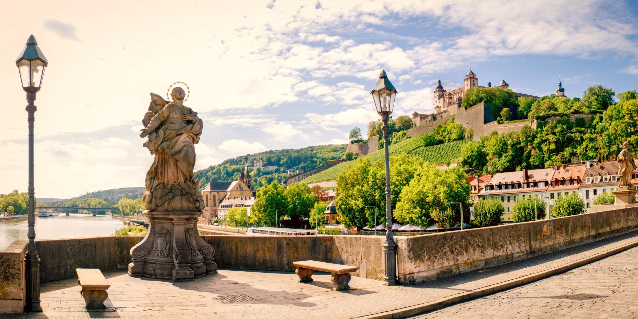 Blick auf die Festung Marienberg