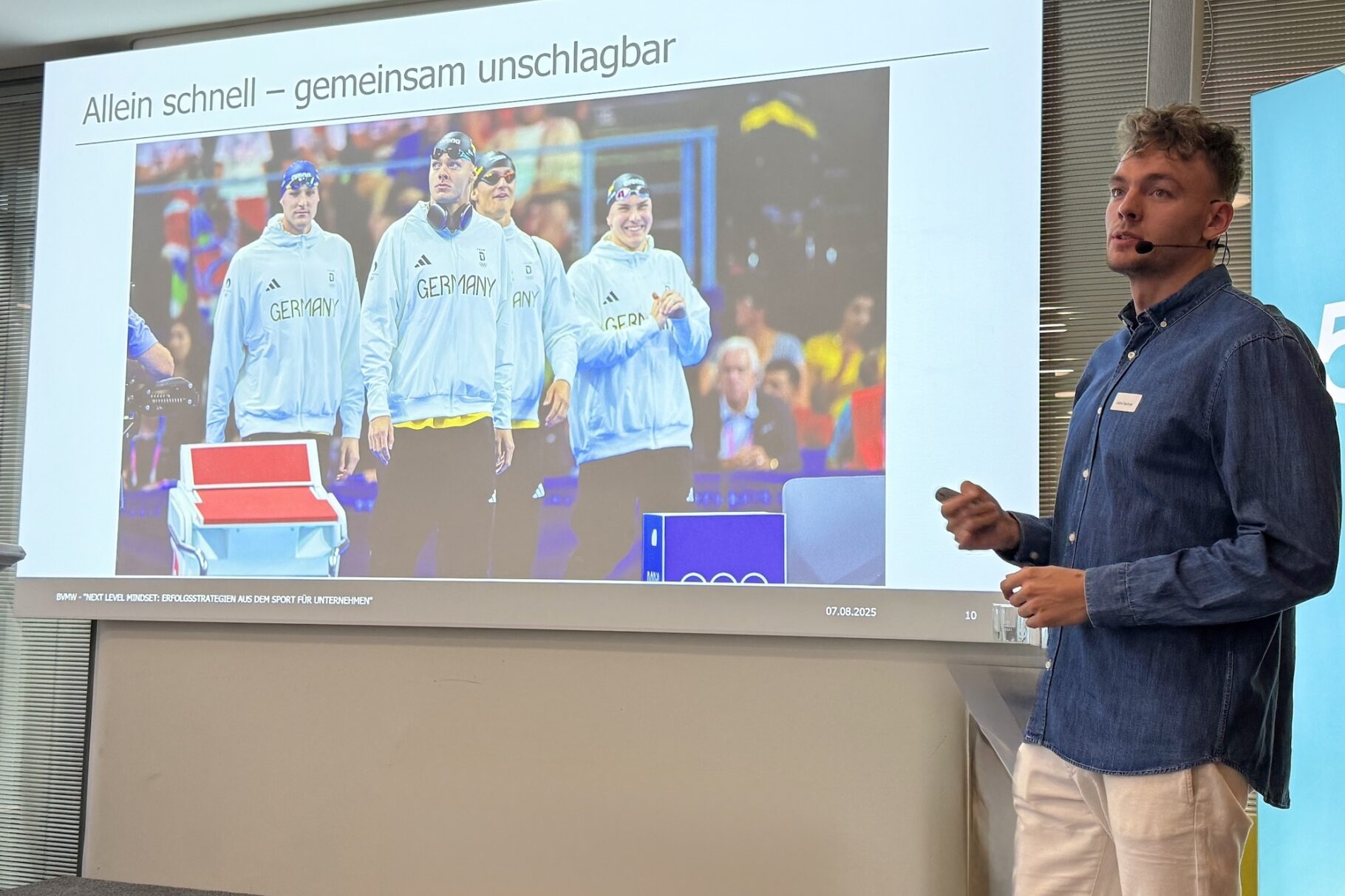 Josha Salchow berichtet über Parallelen zwischen Leistungssport und Wirtschaft