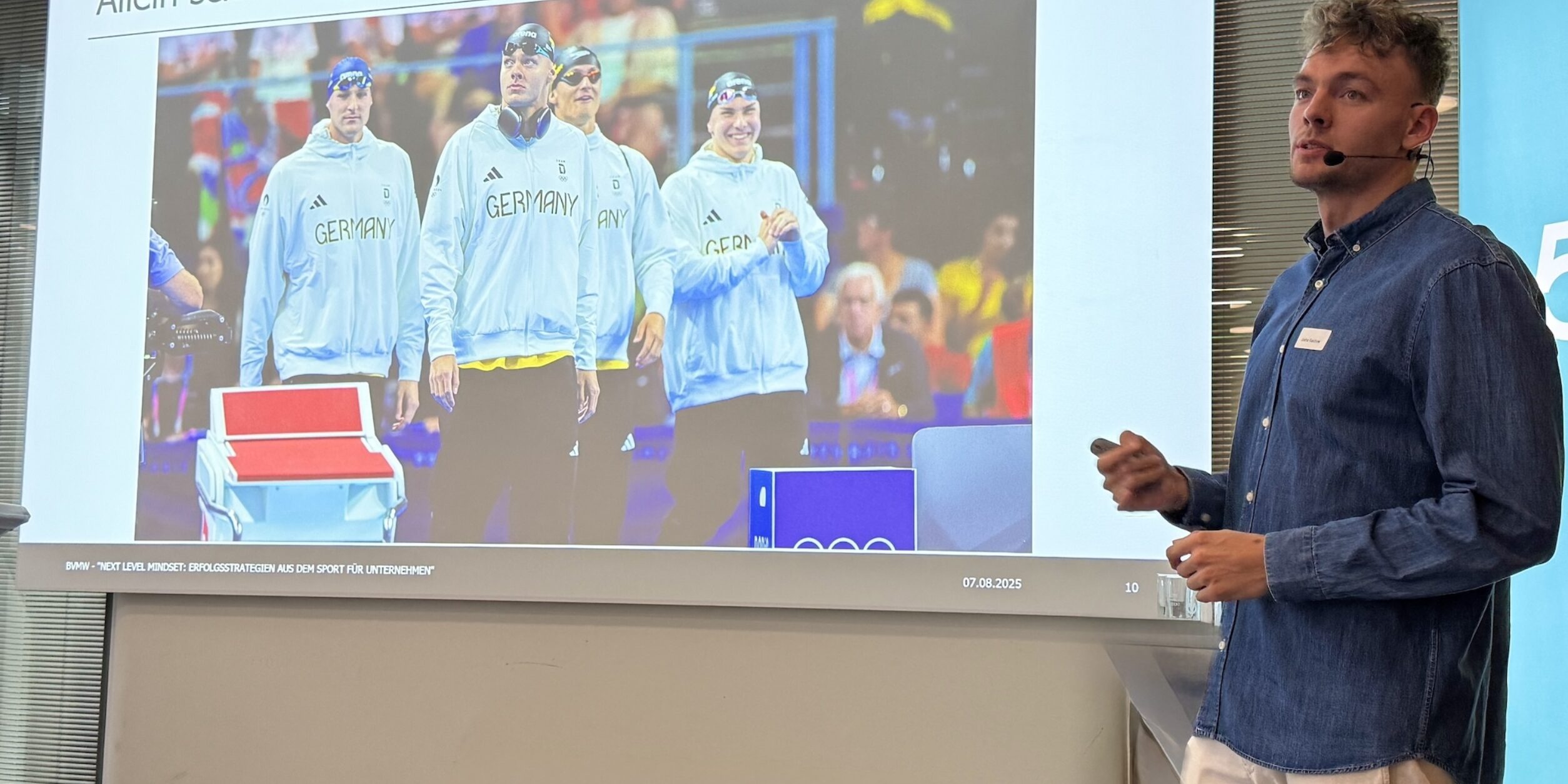 Josha Salchow berichtet über Parallelen zwischen Leistungssport und Wirtschaft