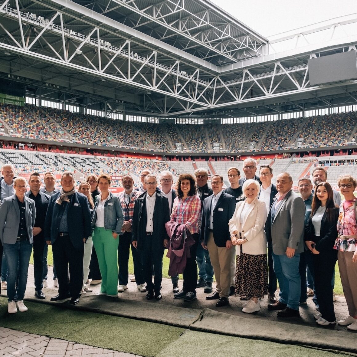 gruppe in stadion