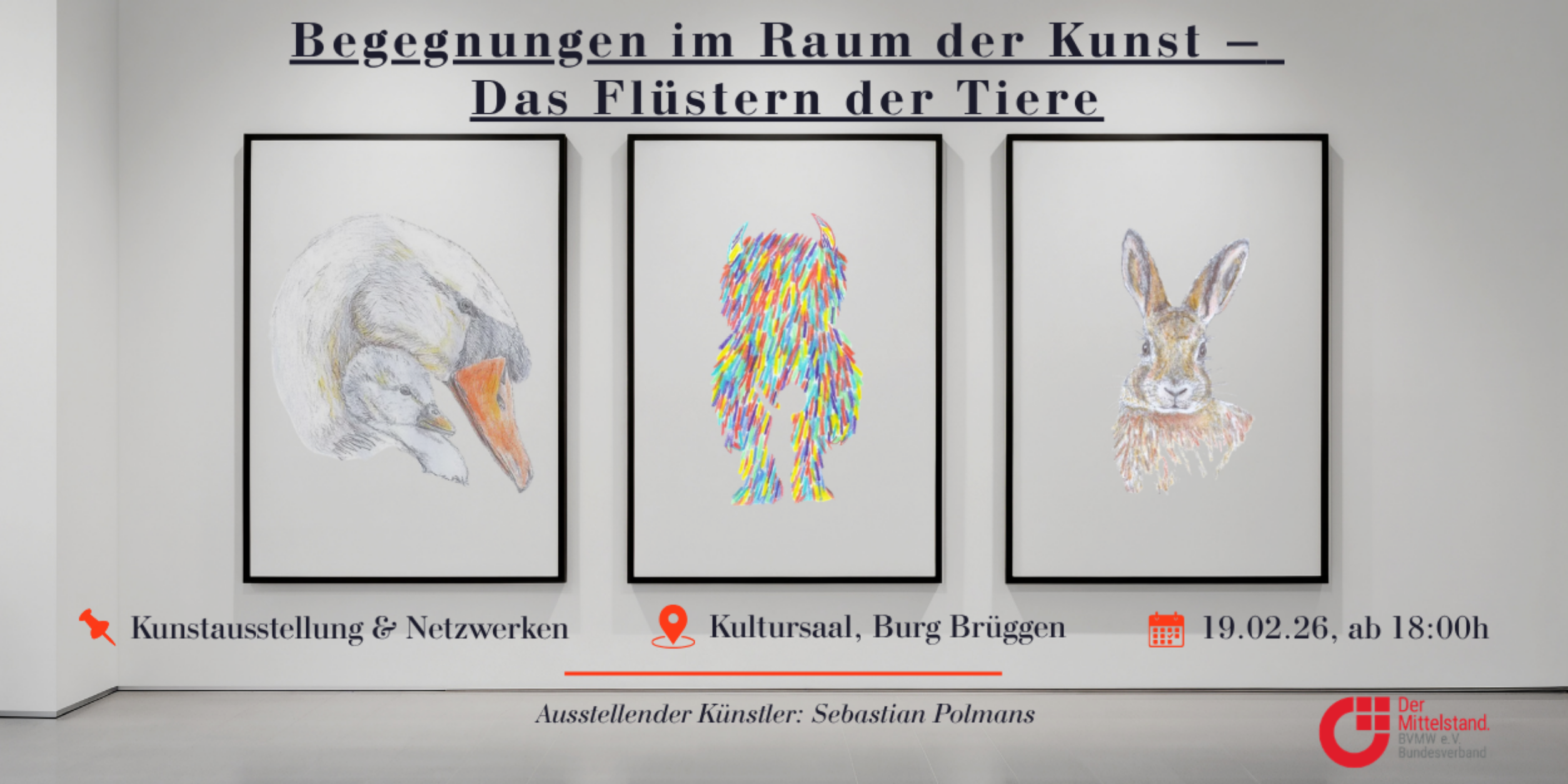 das flüstern der Tiere im Kultursaal der Burg Brüggen