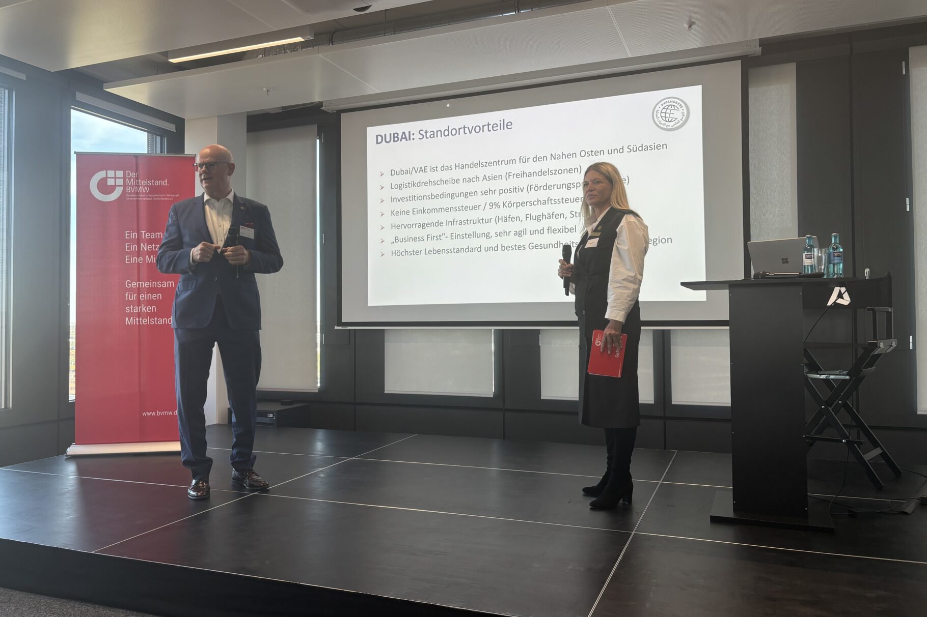 Angela Willeke, Michael Fisahn-Reinhard, BVMW Dubai, Malyasia und Singapur