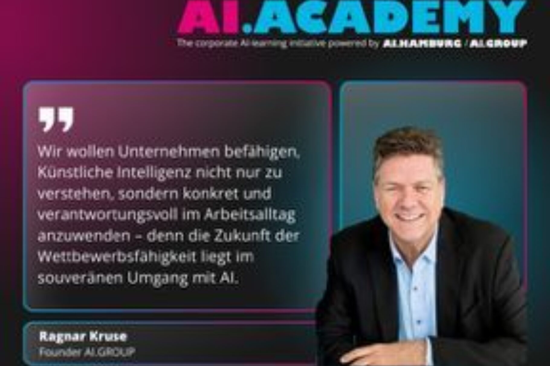 Ragnar Kruse und AI.Academy