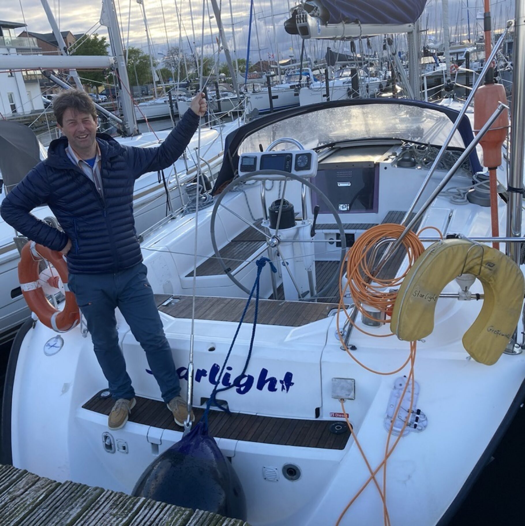 Jörg Friebe und Schulschiff