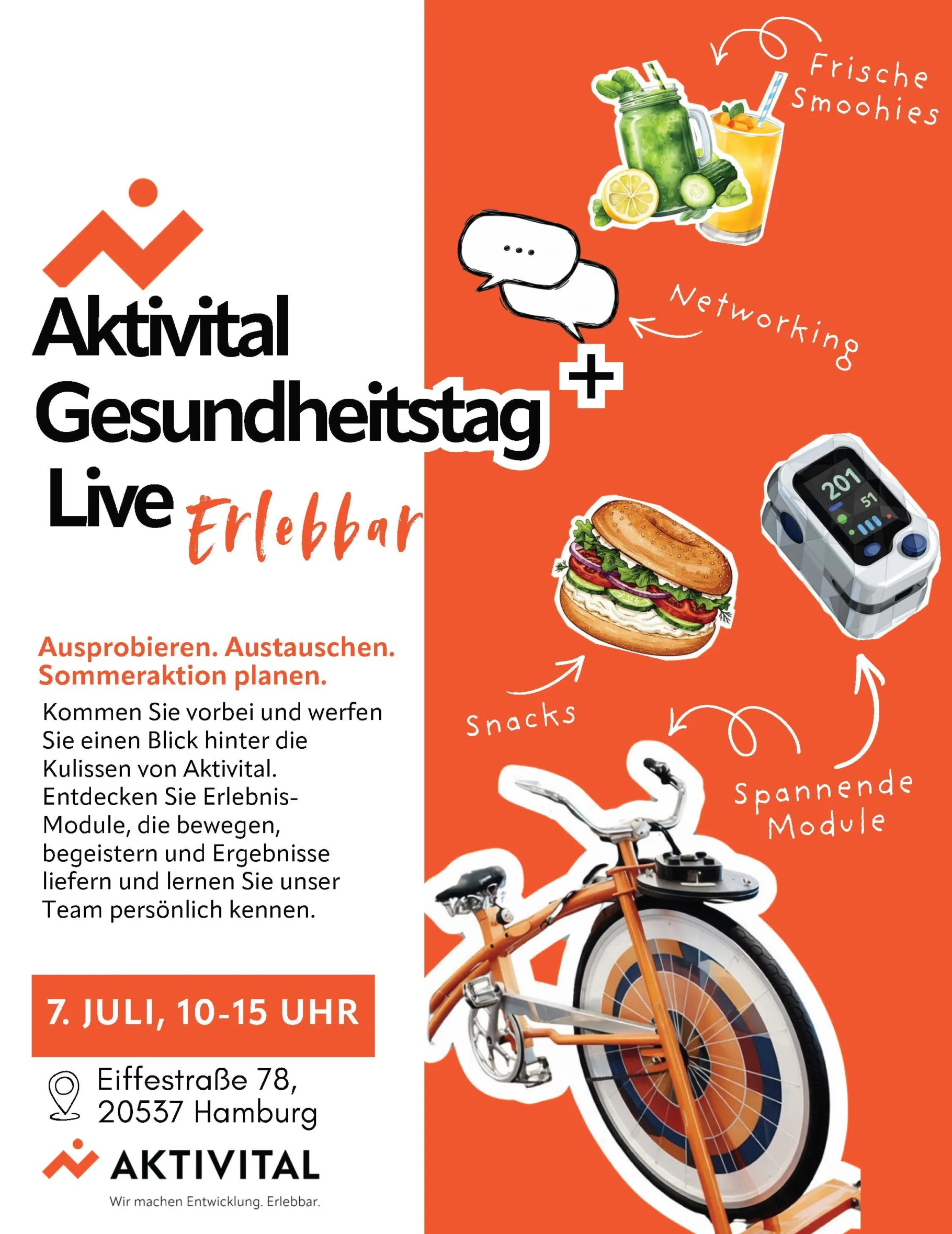 Aktivital Gesundheitstag 2026 Plakat