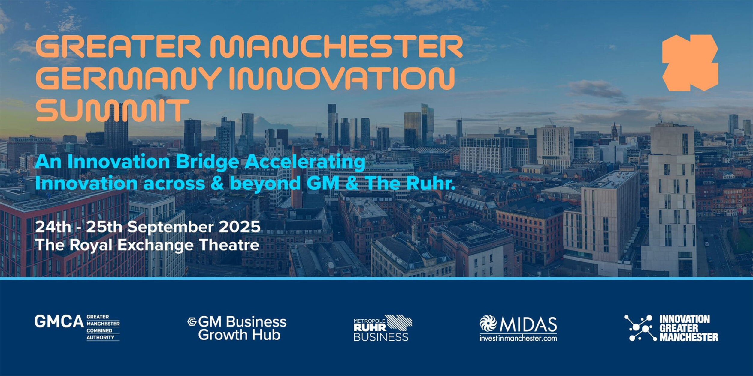 Greater Manchester – Germany Innovation Summit 24.–25. September, Royal Exchange Theatre, Manchester