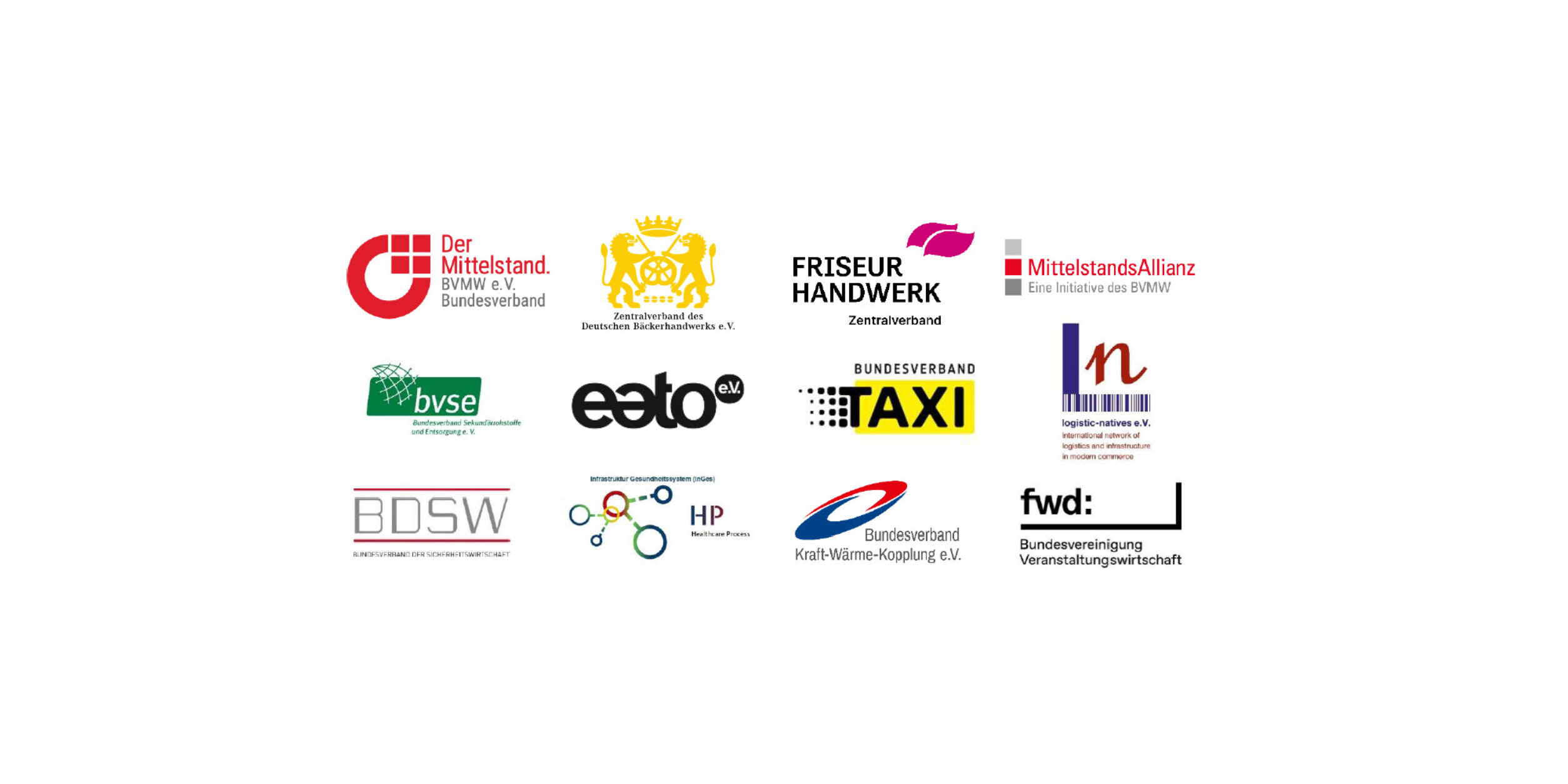 Beteiligte Verbände der Mittelstandsallianz am Offenen Brief zum Thema Mindestlohn