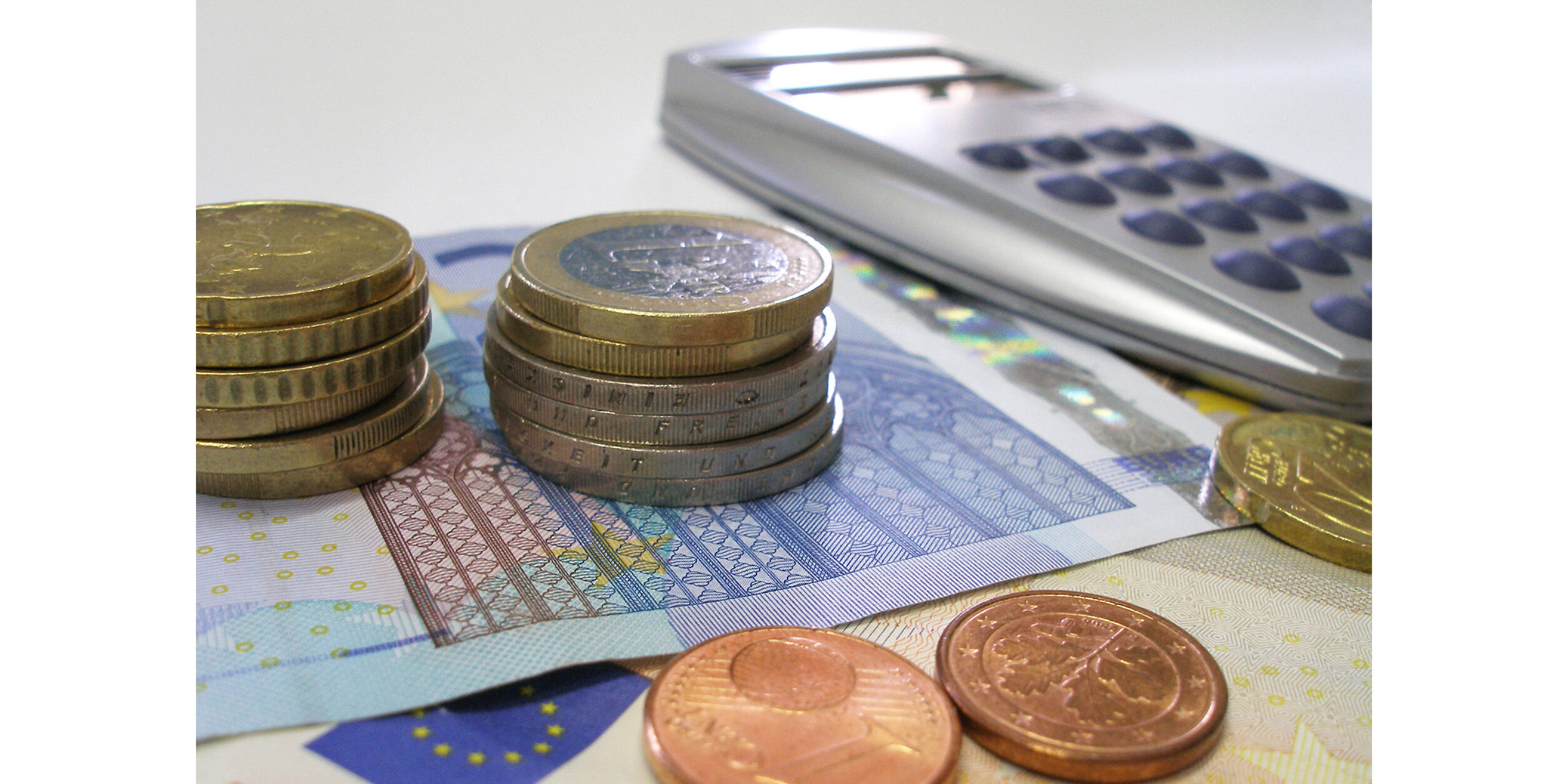 Geld und Taschenrechner