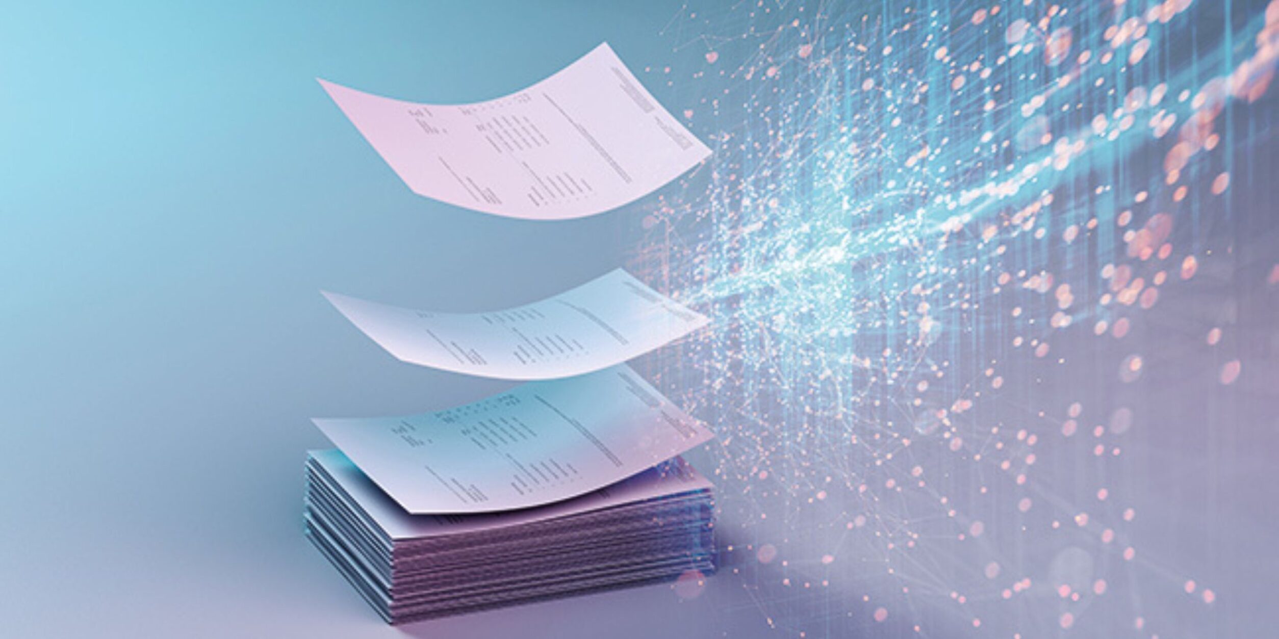 E-Rechnung Symbolbild Papierstapel