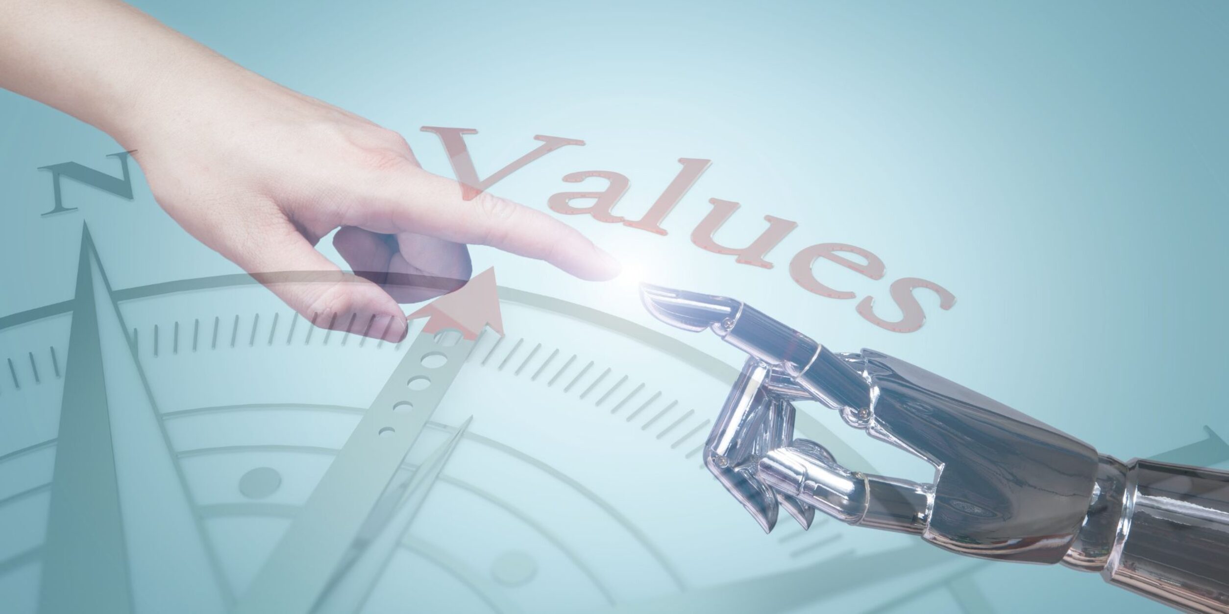 Mensch trifft KI und Werte