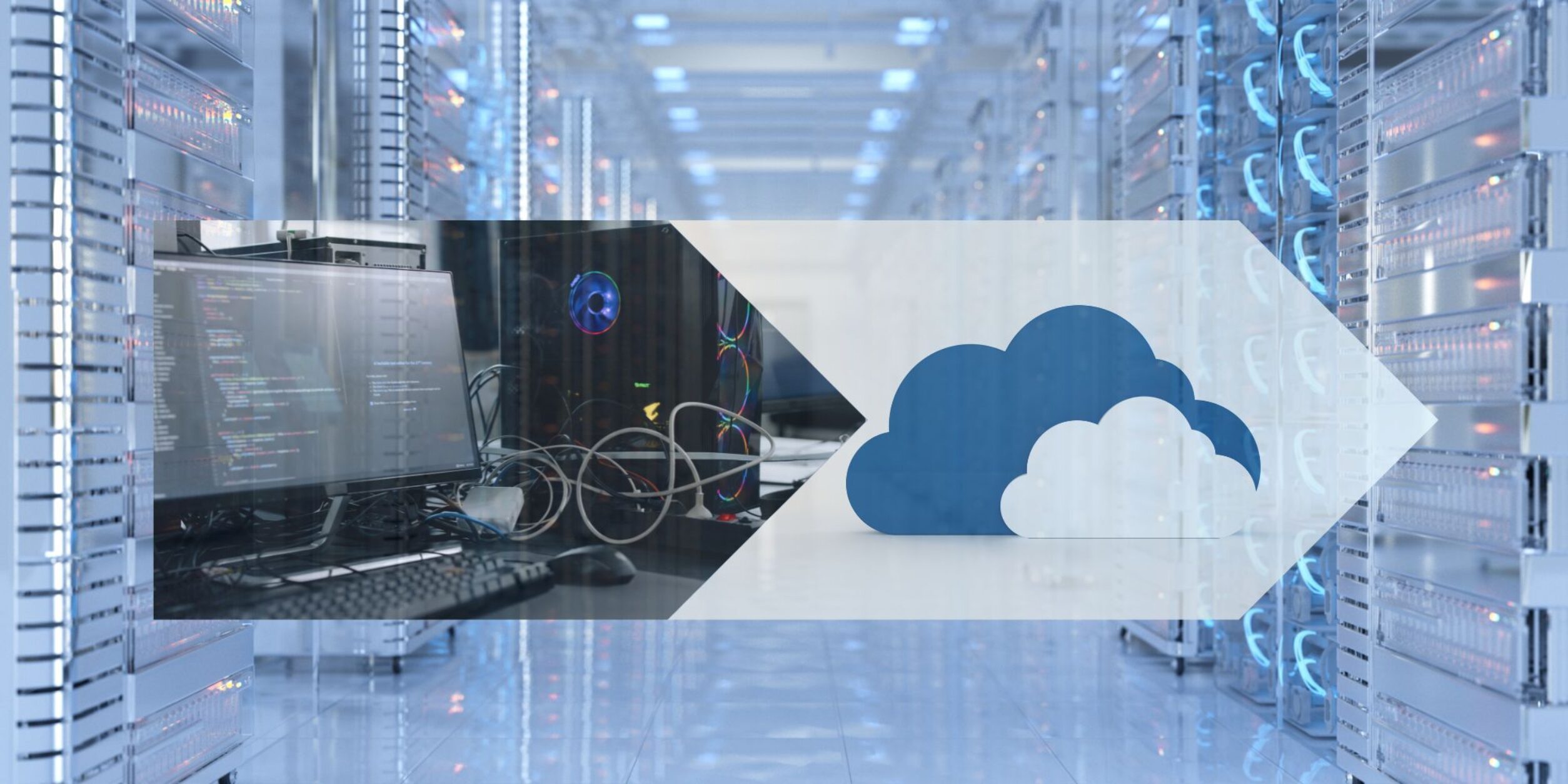 Rechenzentrum Hybrid Symbolbild