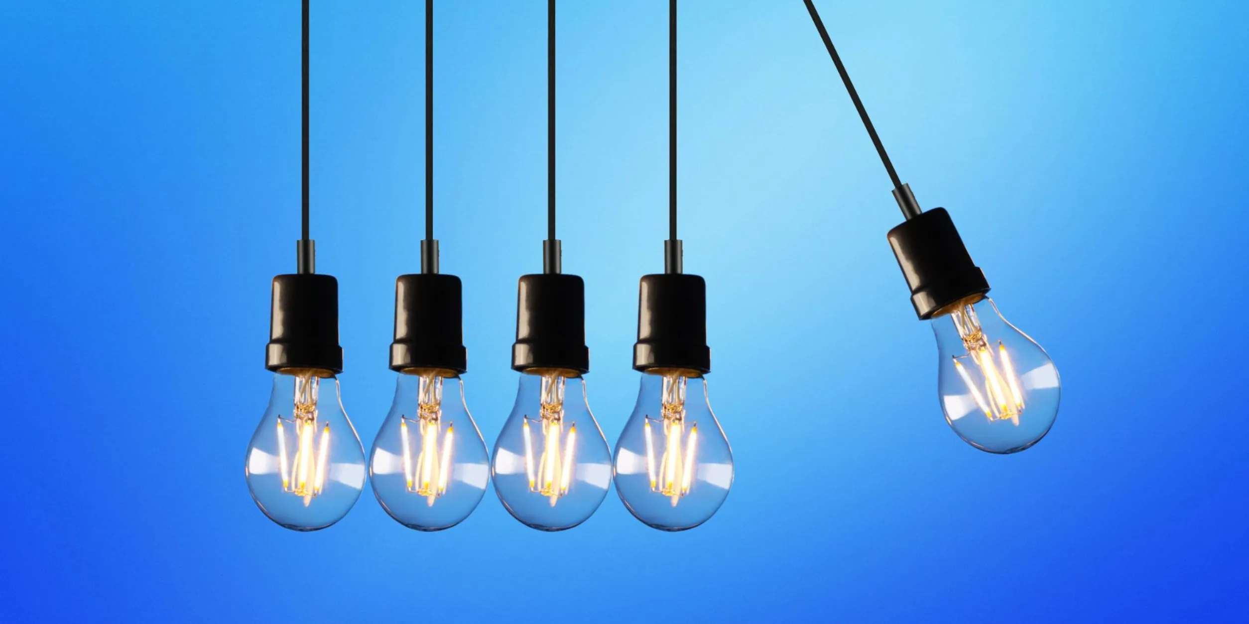 Glühbirnen pendeln; Energie Härtefall Hilfen