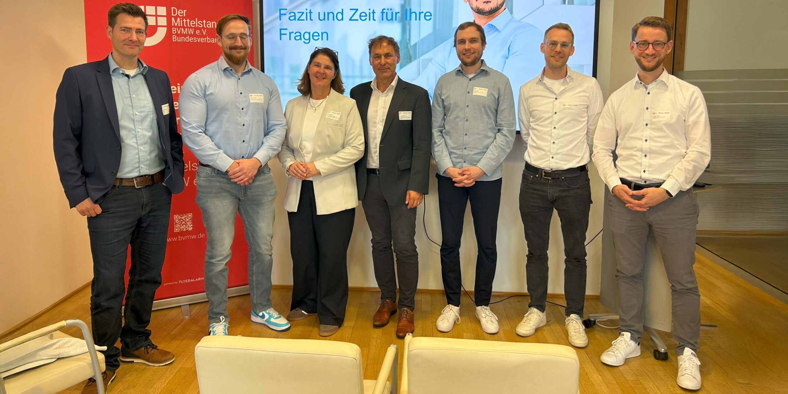 Referenten vor den Teilnehmern