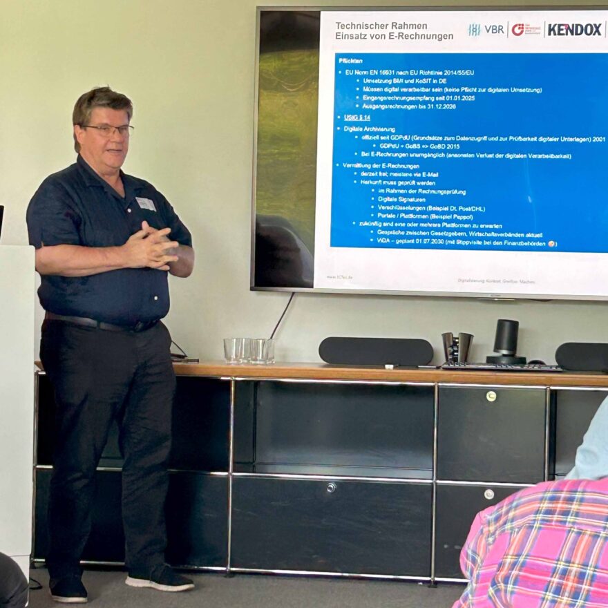 Jörg Schönfisch, von dem Prozessoptimierer, der KENDOX GmbH