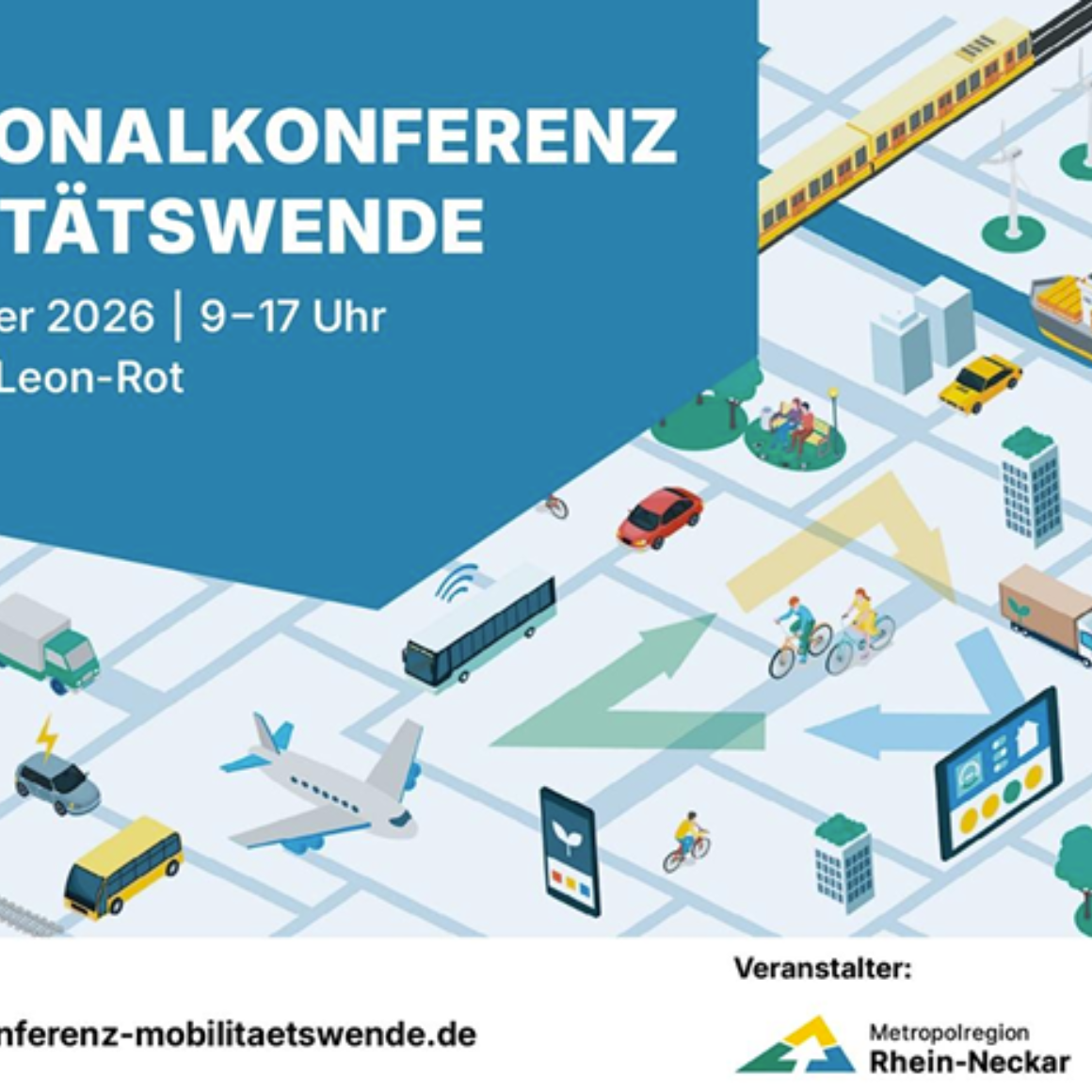 Banner Regionalkonferenz Mobilitätswende 2026