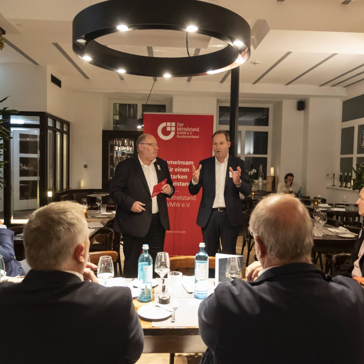 Blich der Teilnehmer auf den moderieten Austausch