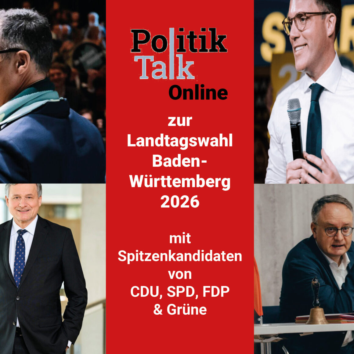 Online- PolitikTalks zur Landtagswahl Baden-Württemberg 2026