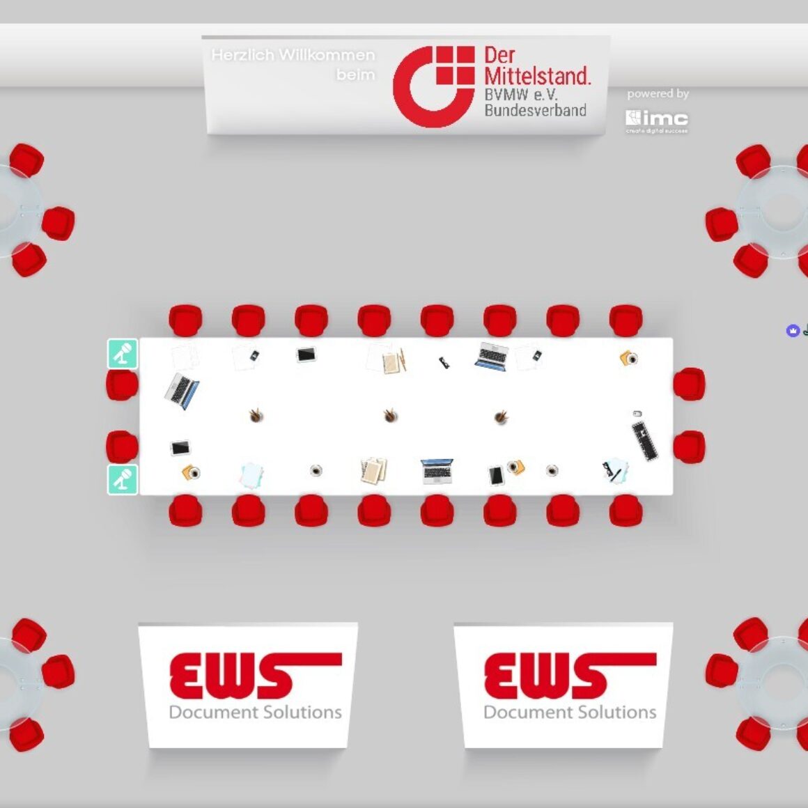 ZEP Raum während des Events Netzwerk&Service