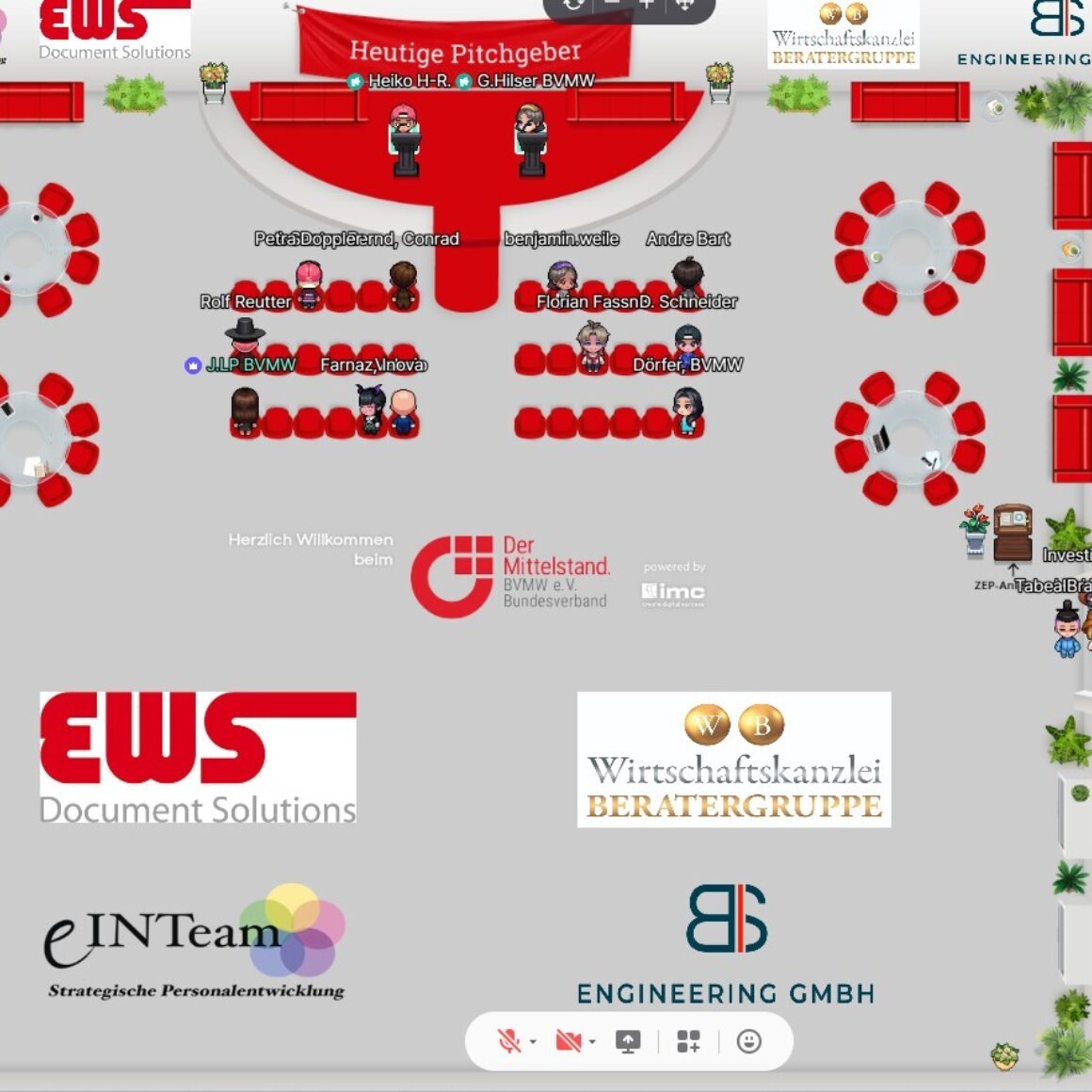 Blick auf die Plattform ZEP