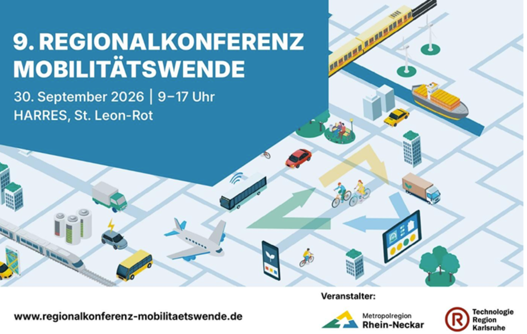 Banner Regionalkonferenz Mobilitätswende 2026