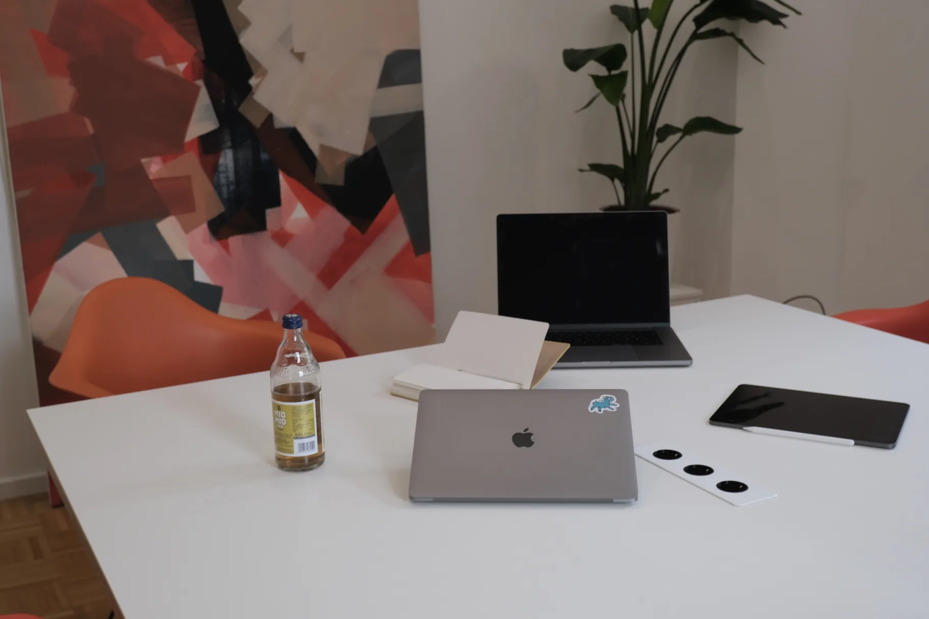 Blick auf einen Arbeitsplatz