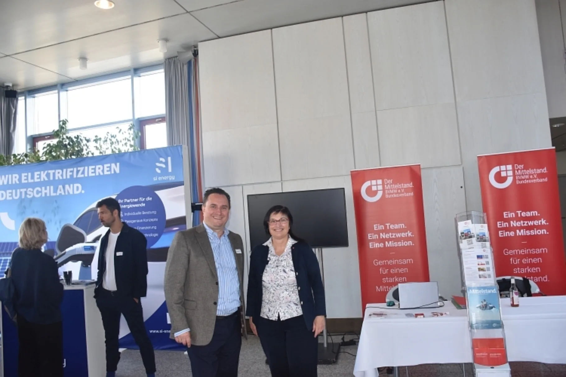 Blick auf den Stand