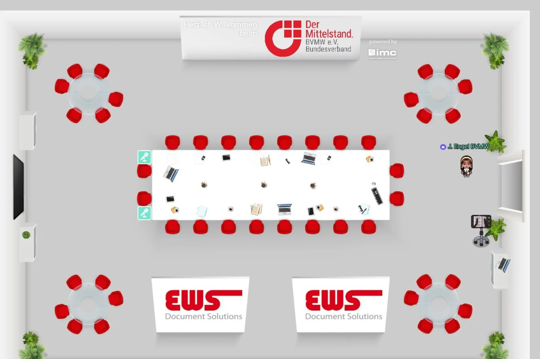 ZEP Raum während des Events Netzwerk&Service