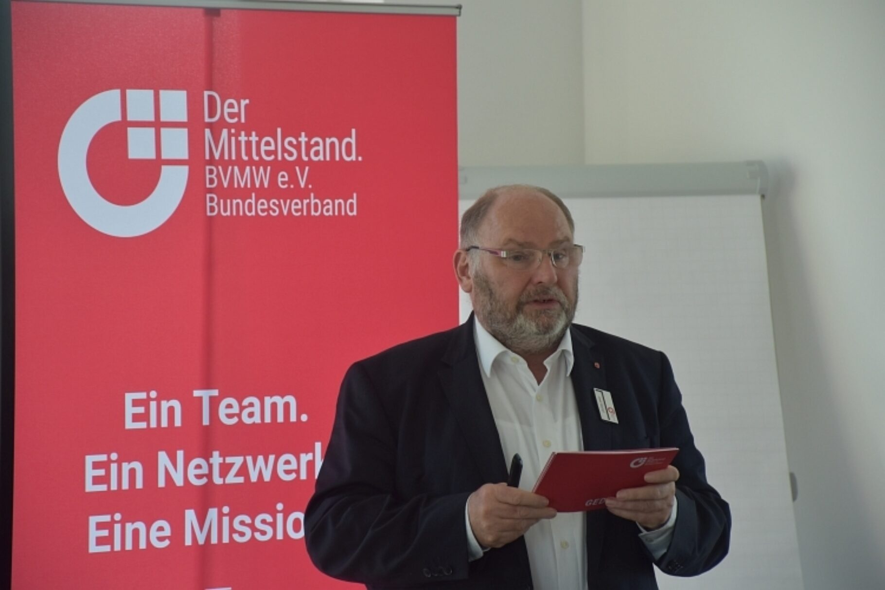 Josef Stumpf bei seinem vortrag