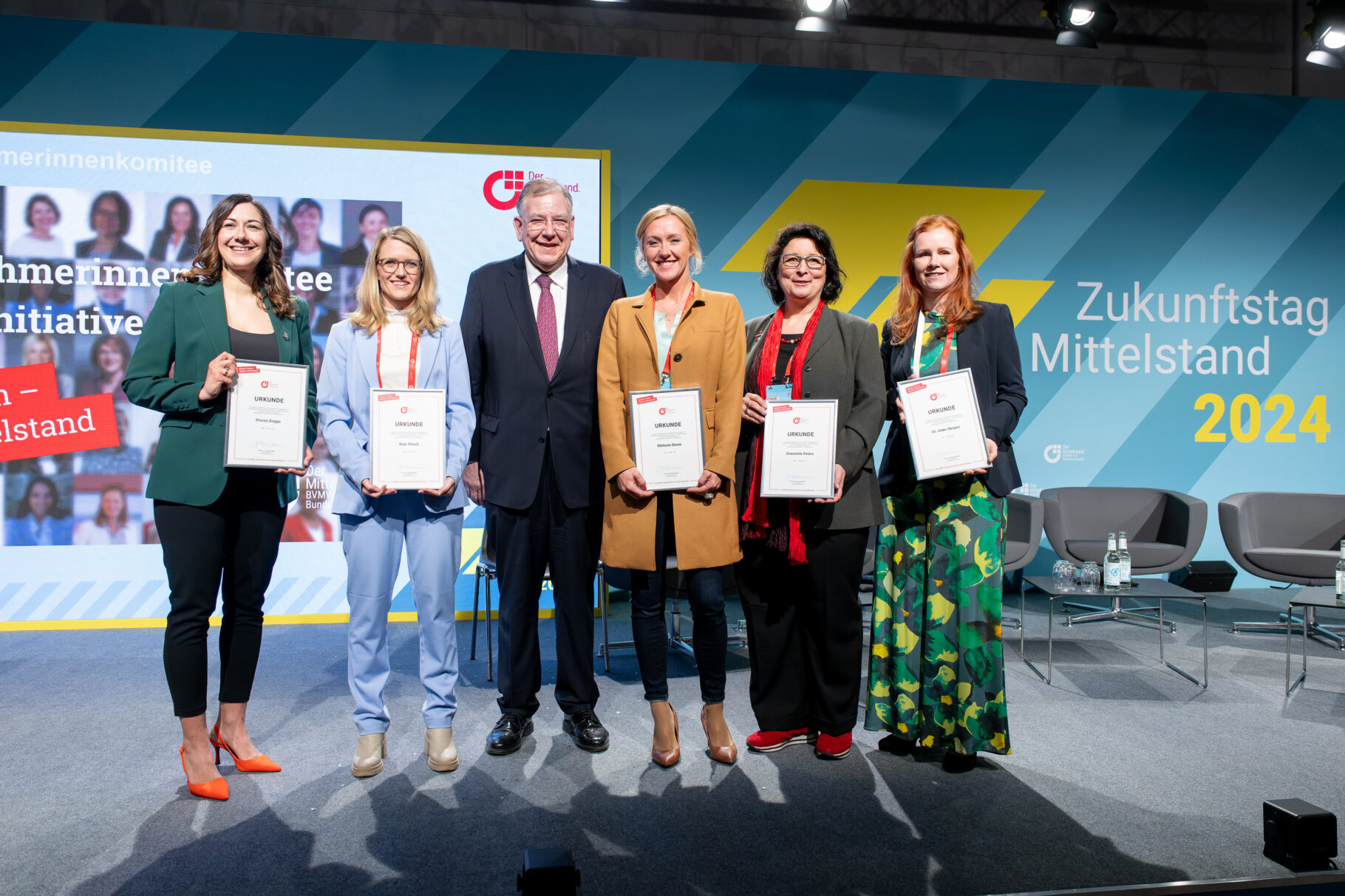 Bild vom Unternehmerinnenkomitee beim Zukunftstag 2024