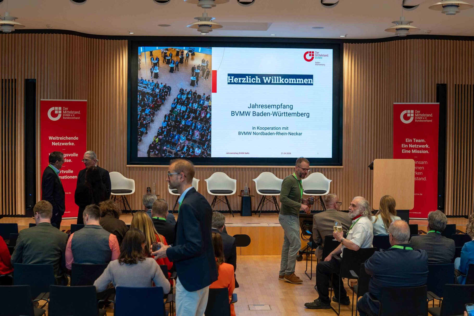 Blick auf die Bühne