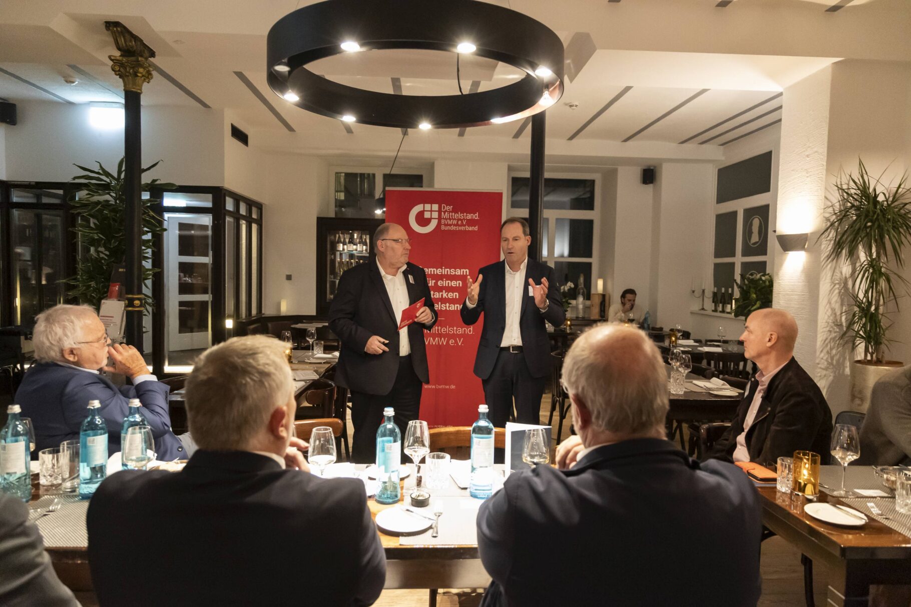 Blich der Teilnehmer auf den moderieten Austausch