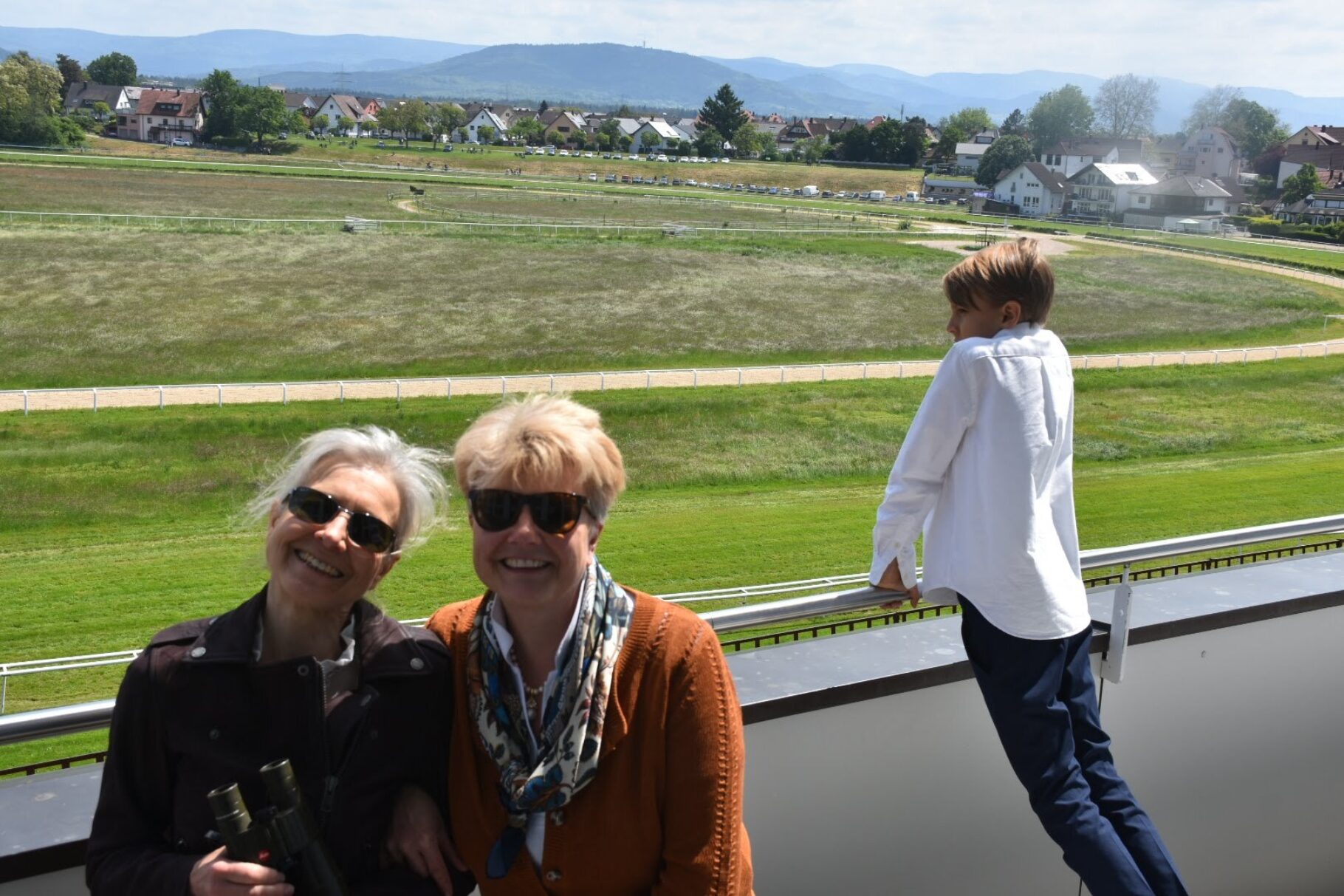 auf der Terasse des Championsclub