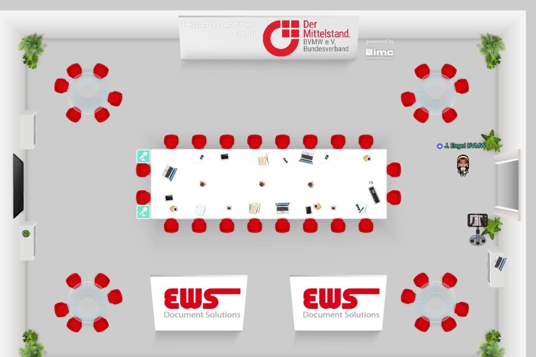 ZEP Raum während des Events Netzwerk&Service