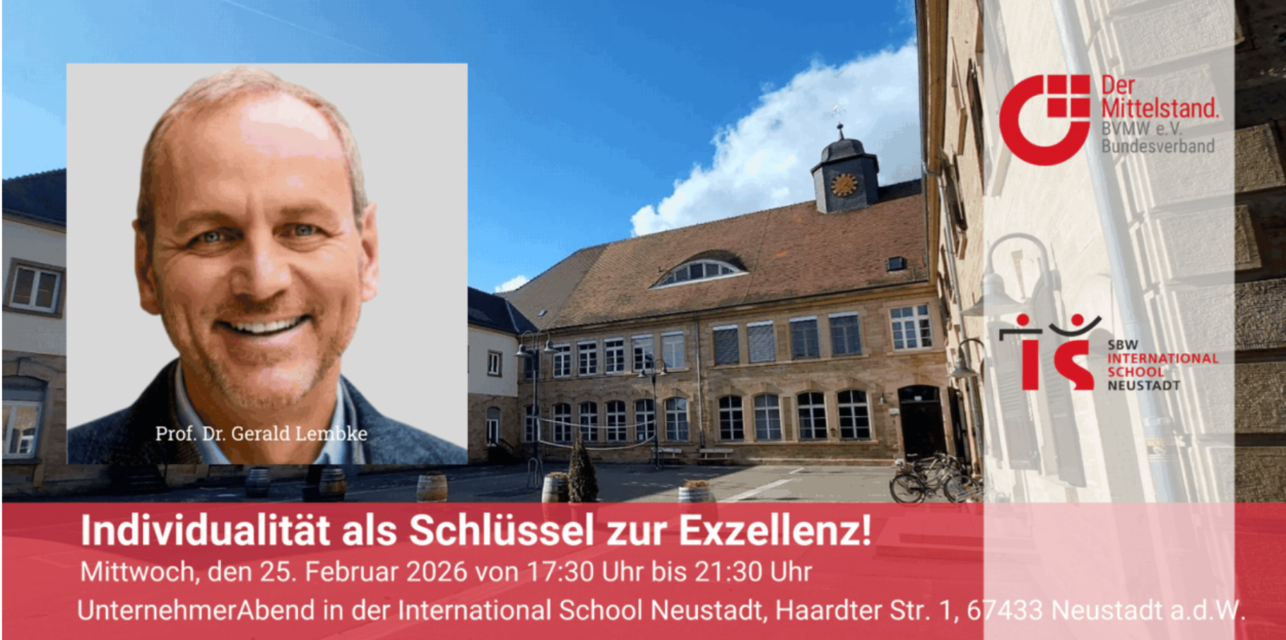 BVMW UnternehmerAbend in der International School Neustadt a.d.W.