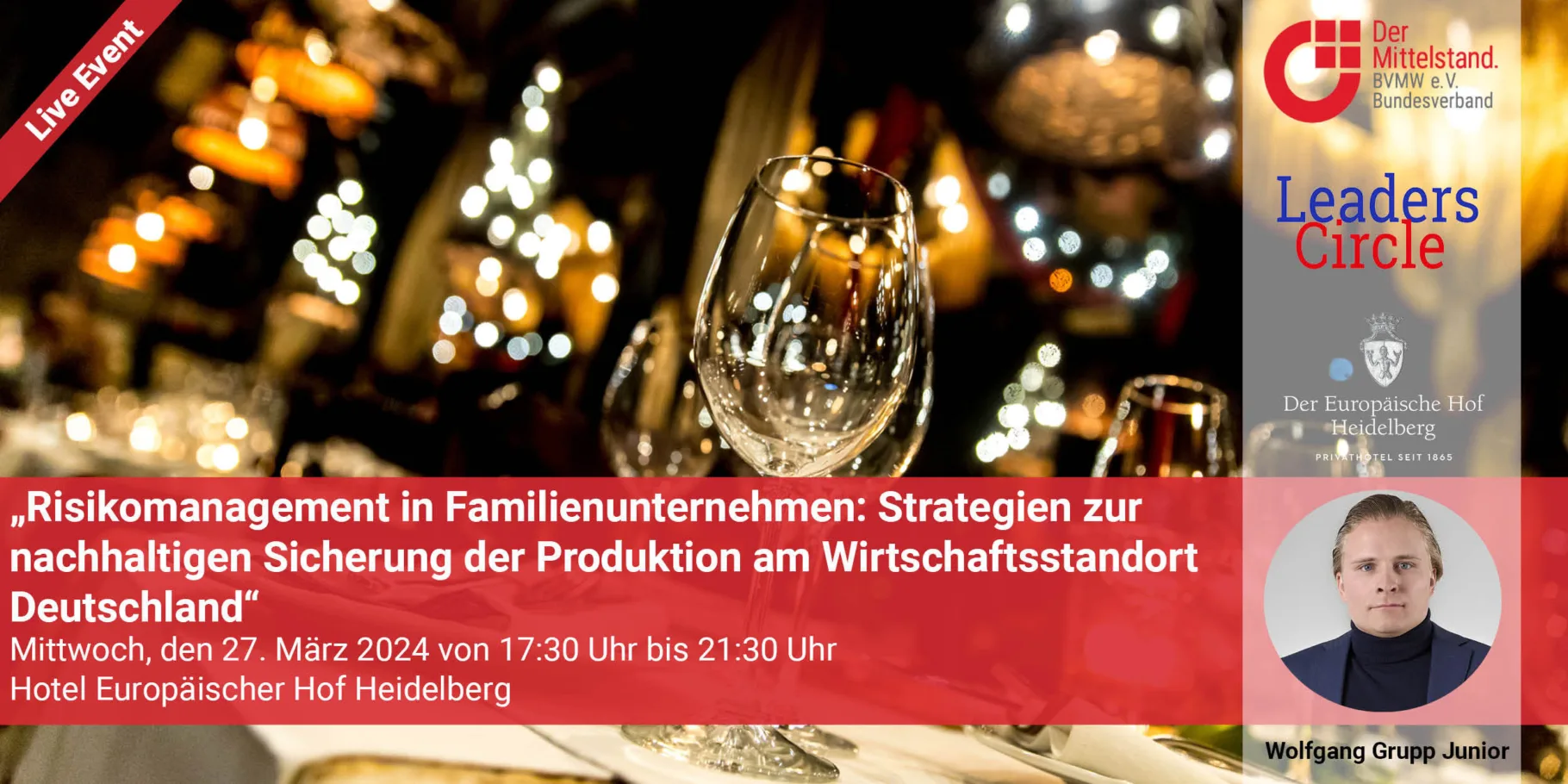 Banner Leaders RoundTable mit Grupp Junior