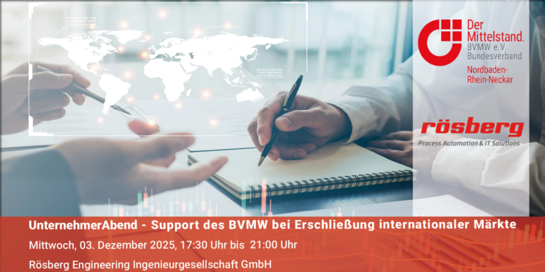 Banner UnternehmerAbend am 03. Dezember