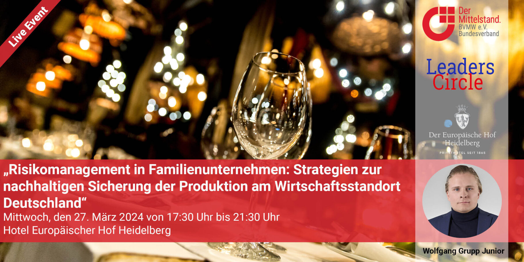 Banner Leaders RoundTable mit Grupp Junior