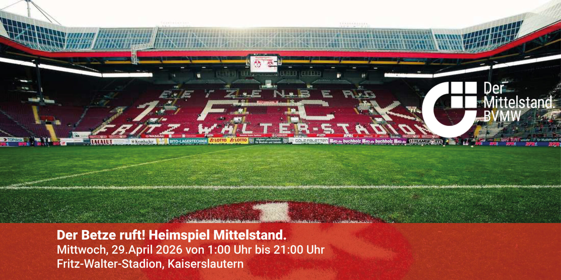 Blick ins Fritz-Walter-Stadion Kaiserlautern